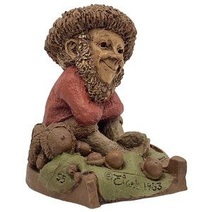 Tom Clark Gnome ADAM Figurine #55 Good Luck Horseshoe Collectors Series 1983 COA